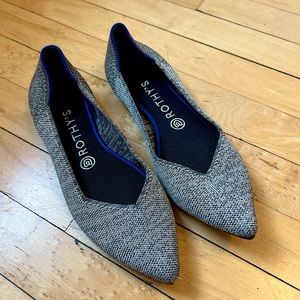 Rothy’s The Point Flats in Heather Grey Taupe (Retired) - Size 8.5